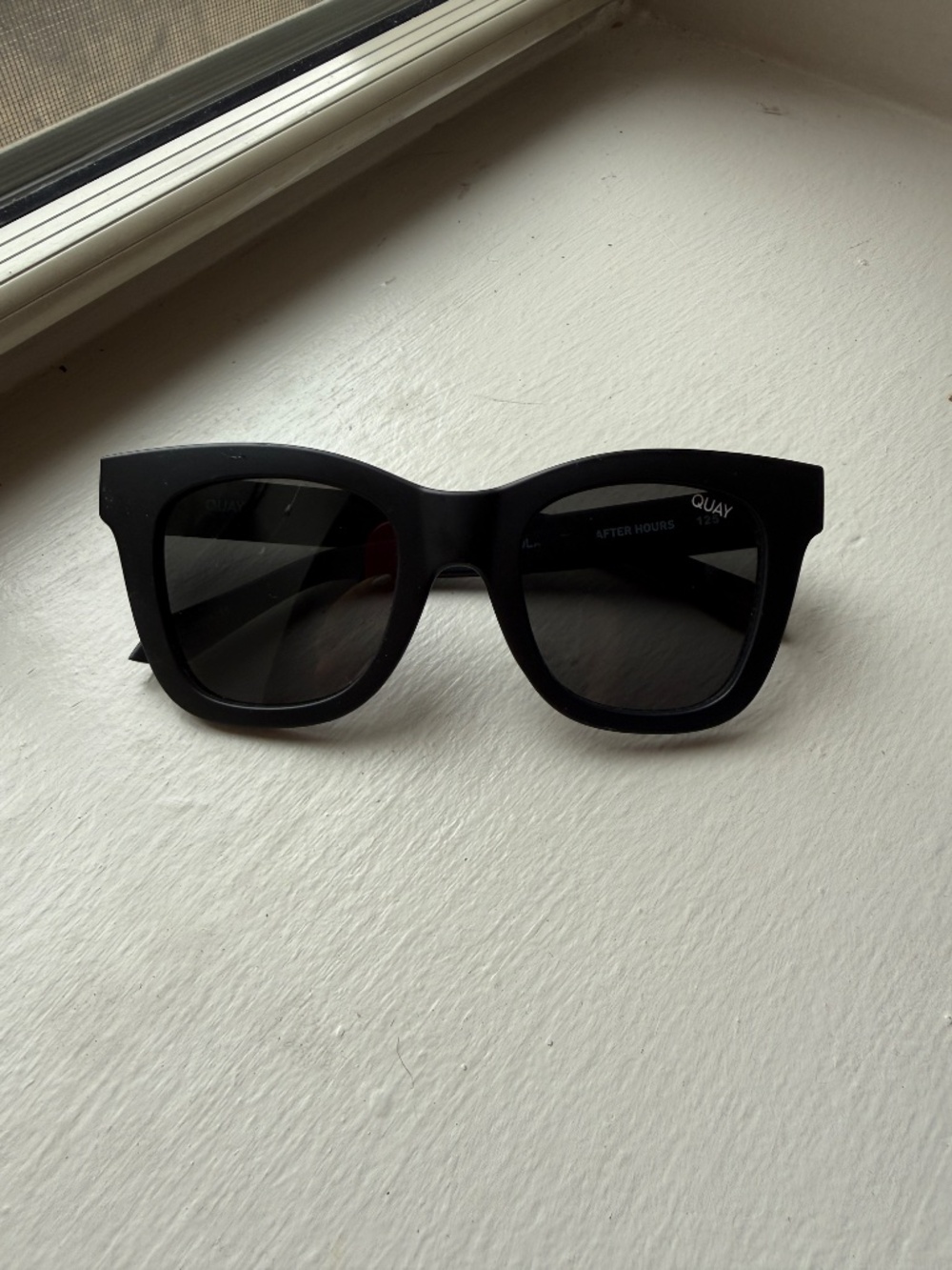 Quay Australia After Hours Matte Black Sunglasses Polarized - Picture 2 of 5